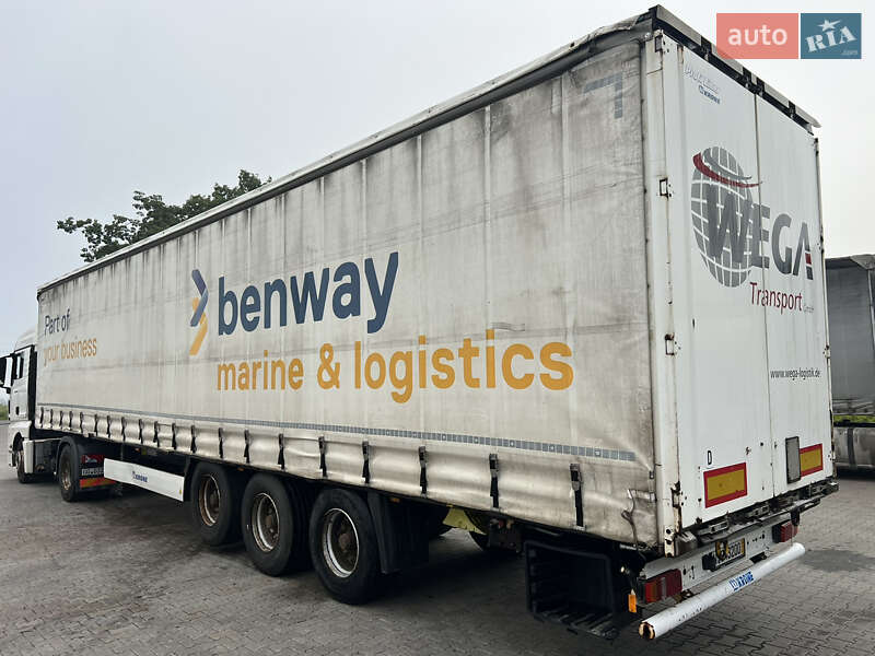 Тентованный борт (штора) - полуприцеп Krone SD 27 2011 в Коломые
