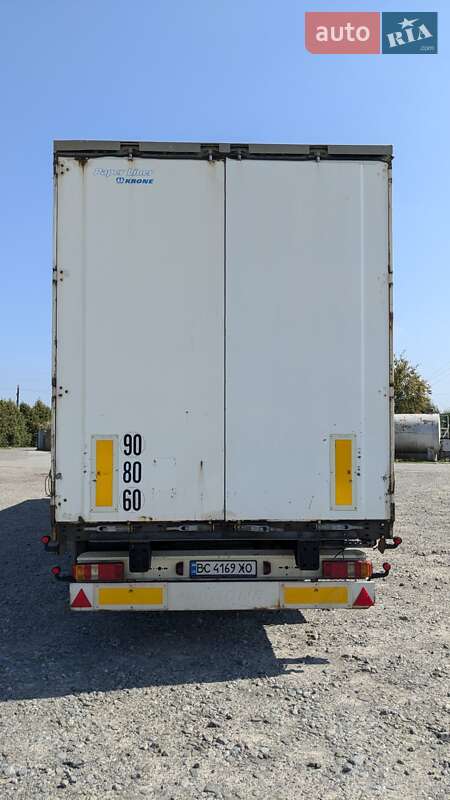 Тентованный борт (штора) - полуприцеп Krone SD 27 2010 в 