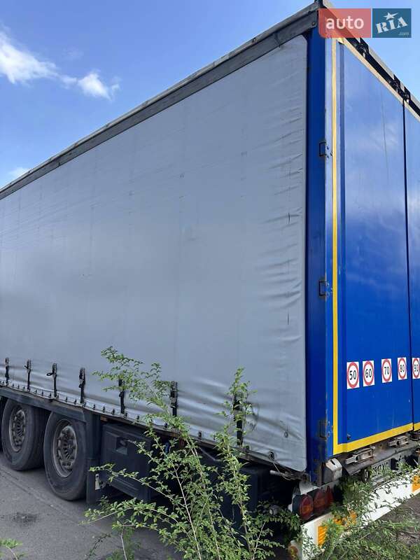 Тентованный борт (штора) - полуприцеп Krone SD 27 2014 в Днепре