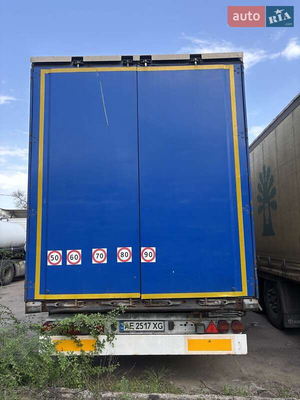 Тентованный борт (штора) - полуприцеп Krone SD 27 2014 в Днепре
