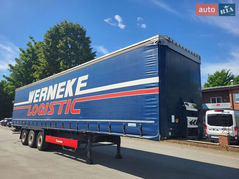 Тентованный борт (штора) - полуприцеп Krone SD 27 2015 в 