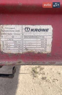 Тентованный борт (штора) - полуприцеп Krone SD 2007 в 
