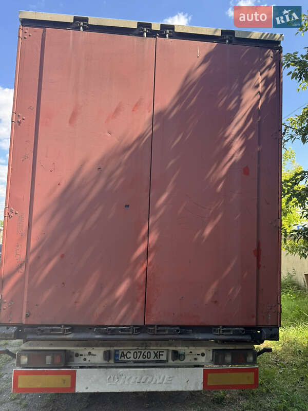 Тентованный борт (штора) - полуприцеп Krone SD 2013 в Маневичах