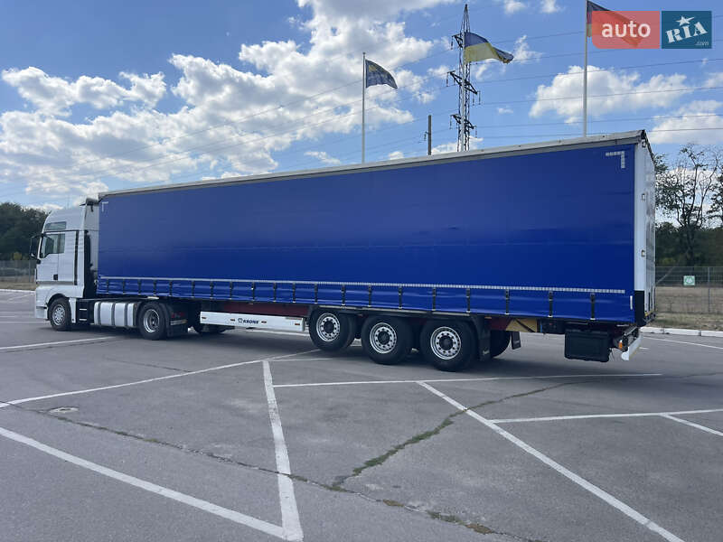 Тентованный борт (штора) - полуприцеп Krone SD 2013 в Запорожье