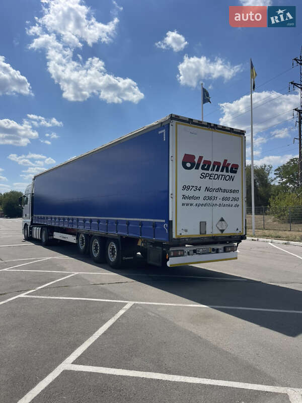 Тентованный борт (штора) - полуприцеп Krone SD 2013 в Запорожье