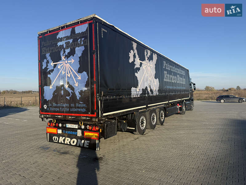 Тентованный борт (штора) - полуприцеп Krone SD 2012 в Луцке фото 3 Тентованный борт (штора) - полуприцеп Krone SD 2012 в Луцке