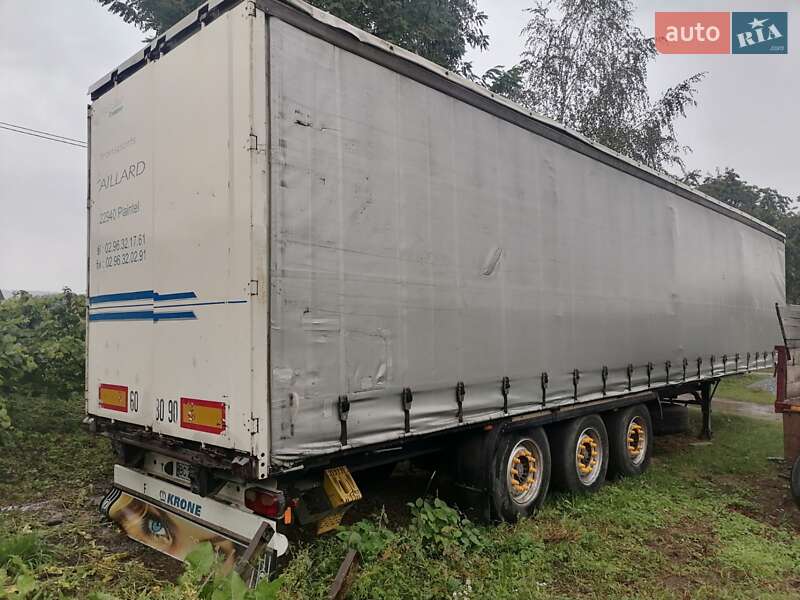 Тентованный борт (штора) - полуприцеп Krone SDP 27 2006 в Буске