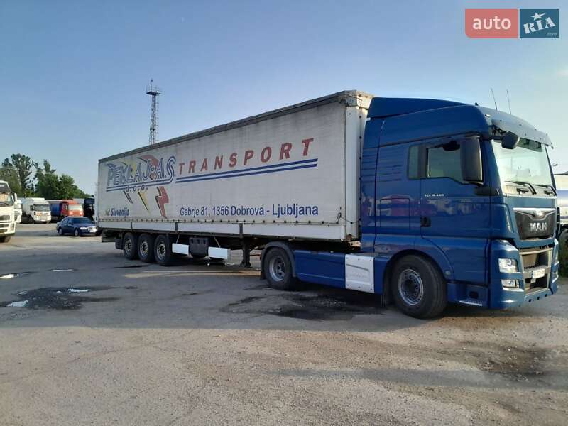 Тентованный борт (штора) - полуприцеп Krone SDP 27 2007 в Кременчуге