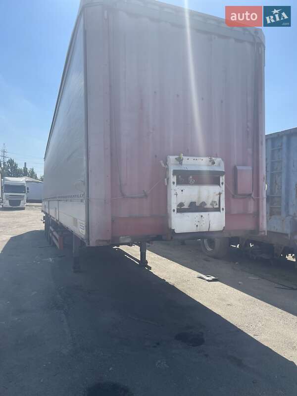 Тентованный борт (штора) - полуприцеп Krone SDP 27 2001 в 