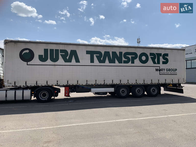 Тентованный борт (штора) - полуприцеп Krone SDP 27 2007 в 