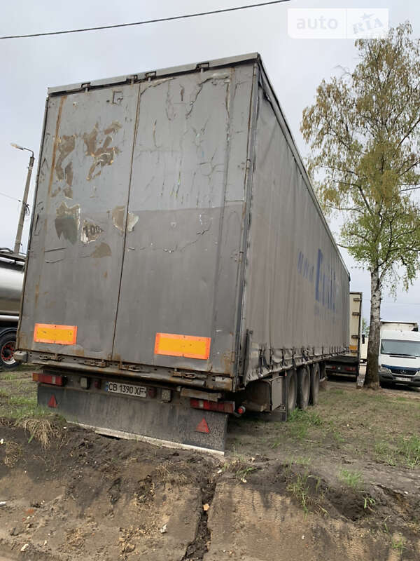 Тентованный борт (штора) - полуприцеп Krone SDP 27 2004 в Броварах