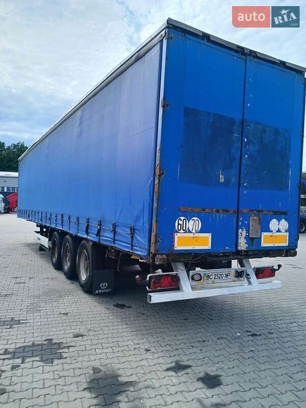 Тентованный борт (штора) - полуприцеп Krone SDP 27 2005 в Львове