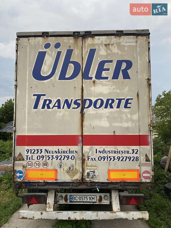 Тентованный борт (штора) - полуприцеп Krone SDP 27 2003 в Львове
