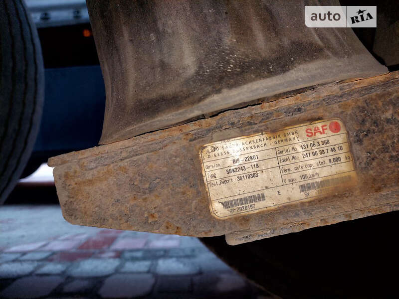 Тентованный борт (штора) - полуприцеп Krone SDP 27 2006 в Киеве