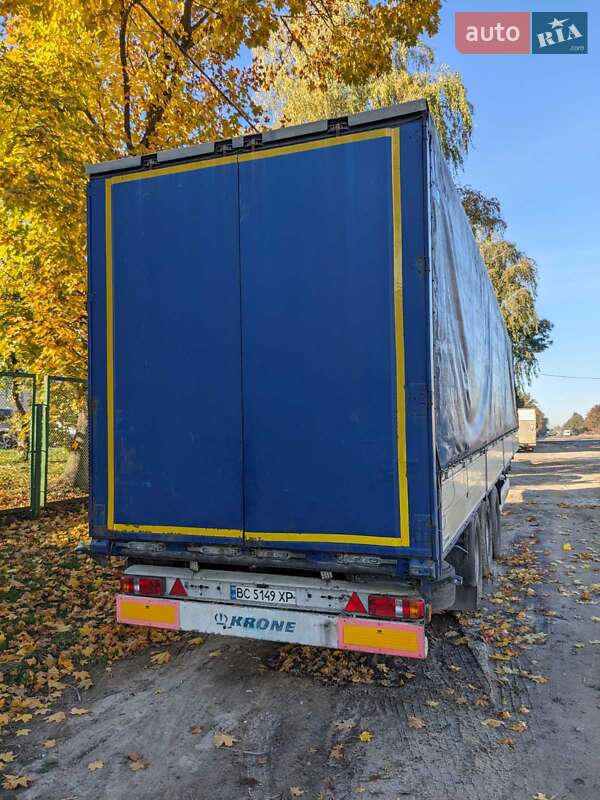 Тентованный борт (штора) - полуприцеп Krone SDP 27 2007 в Львове
