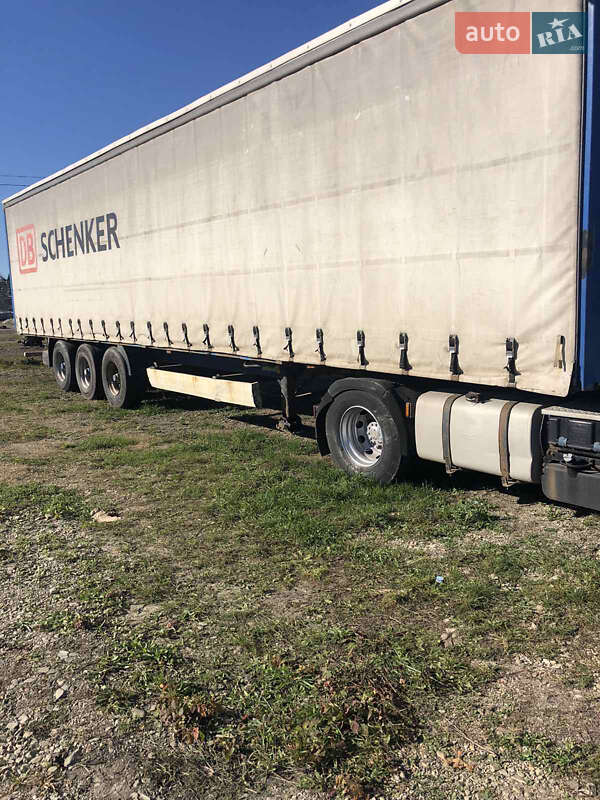 Тентованный борт (штора) - полуприцеп Krone SDP 27 2005 в Самборе фото Тентованный борт (штора) - полуприцеп Krone SDP 27 2005 в Самборе