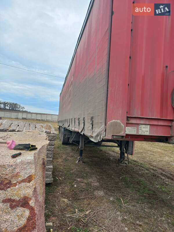 Тентованный борт (штора) - полуприцеп Krone SDP 27 2006 в Сокале
