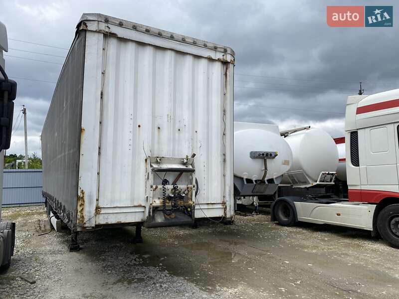 Тентованный борт (штора) - полуприцеп Krone SDP 27 2007 в 