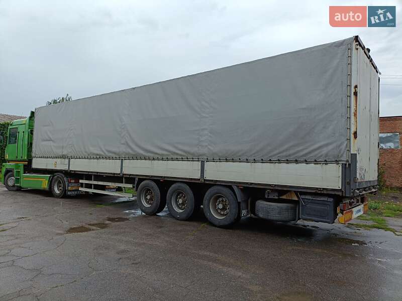 Тентованный борт (штора) - полуприцеп Krone SDP 27 2007 в Полтаве