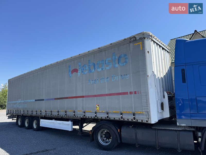 Тентованный борт (штора) - полуприцеп Krone SDP 27 2001 в Хотине