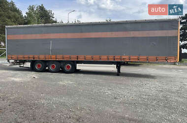 Тентованный борт (штора) - полуприцеп Krone SDP 27 2002 в 