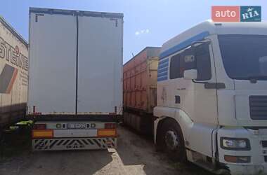 Тентованный борт (штора) - полуприцеп Krone SDP 27 2008 в 