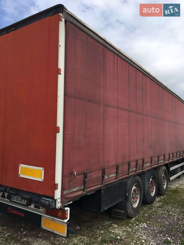 Тентованный борт (штора) - полуприцеп Krone SDP 27 2007 в Тернополе