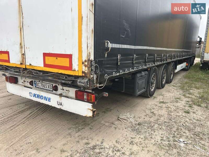 Тентований борт (штора) - напівпричіп Krone SDP 27 2008 в Яворові