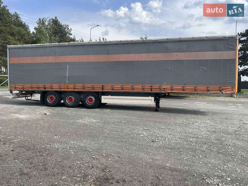 Тентованный борт (штора) - полуприцеп Krone SDP 27 2002 в Вышгороде