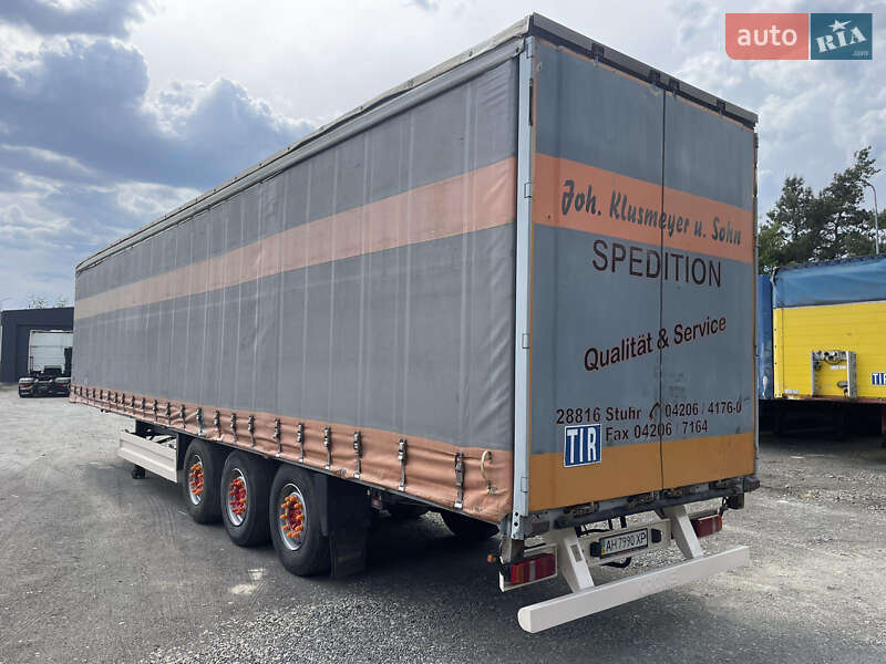 Тентованный борт (штора) - полуприцеп Krone SDP 27 2002 в Вышгороде