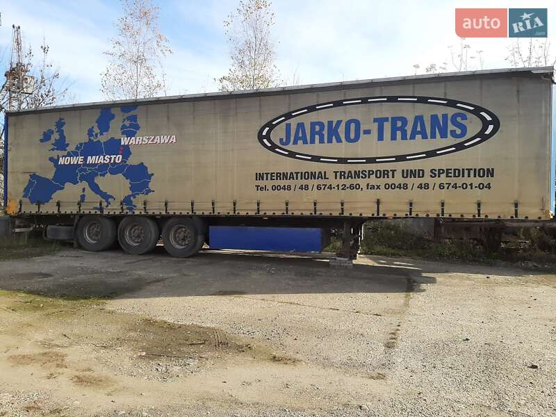 Тентований борт (штора) - напівпричіп Krone SDP 27 2008 в Івано-Франківську