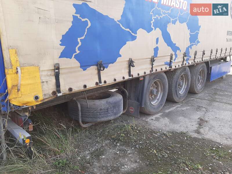 Тентований борт (штора) - напівпричіп Krone SDP 27 2008 в Івано-Франківську