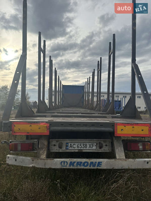 Лісовоз / Сортиментовоз - напівпричіп Krone SDP 27 2002 в Сарнах