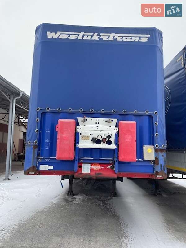 Тентованный борт (штора) - полуприцеп Krone SDP 27 2013 в Дрогобыче