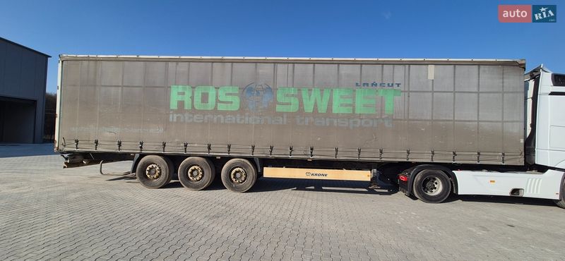 Тентований борт (штора) - напівпричіп Krone SDP 27 2008 в Львові