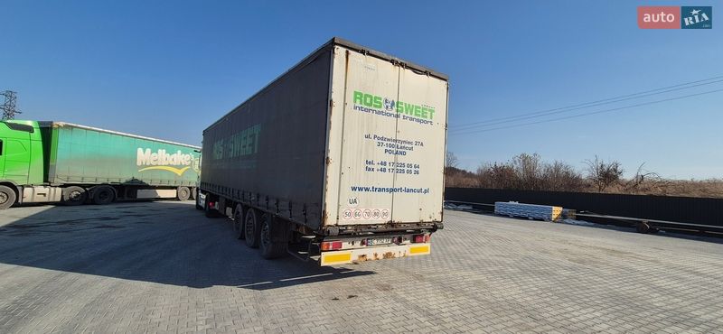 Тентований борт (штора) - напівпричіп Krone SDP 27 2008 в Львові