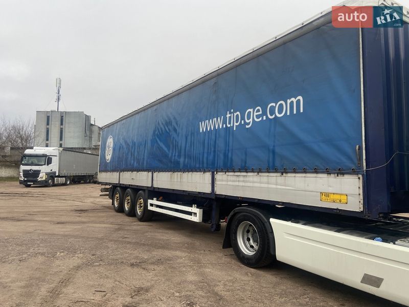 Тентованный борт (штора) - полуприцеп Krone SDP 27 2000 в Чернигове