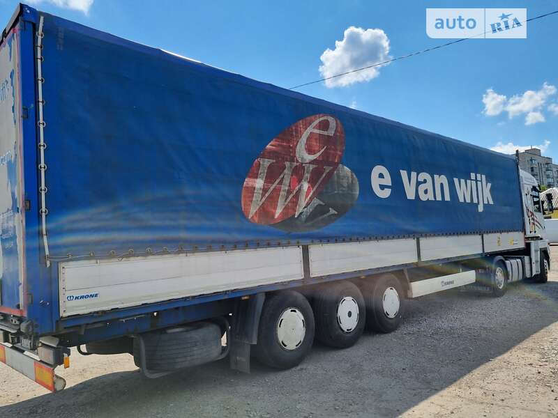 Тентованный борт (штора) - полуприцеп Krone SDR 27 2012 в Смеле