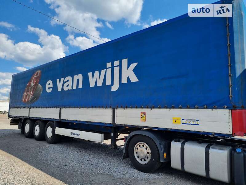 Тентованный борт (штора) - полуприцеп Krone SDR 27 2012 в Смеле