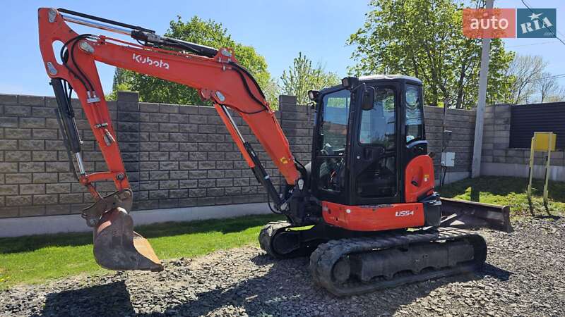 Міні-екскаватор Kubota U55-4 2017 в Луцьку