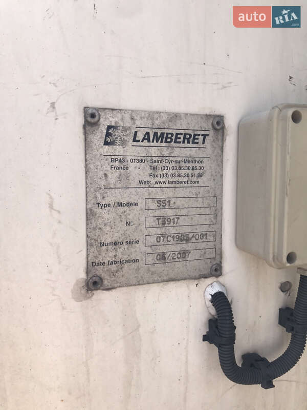 Рефрижератор полуприцеп Lamberet LVFS 2003 в Львове фото 19 Рефрижератор полуприцеп Lamberet LVFS 2003 в Львове