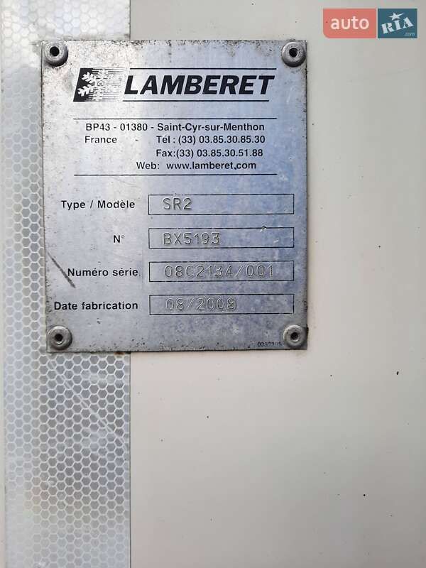 Рефрижератор полуприцеп Lamberet LVFS 2008 в Бердичеве фото 6 Рефрижератор полуприцеп Lamberet LVFS 2008 в Бердичеве