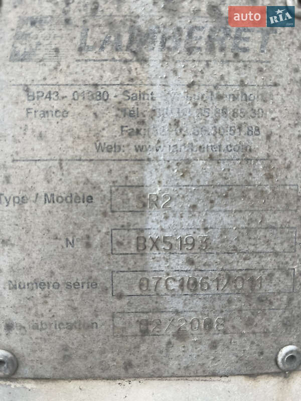 Рефрижератор полуприцеп Lamberet SR 2008 в Киеве