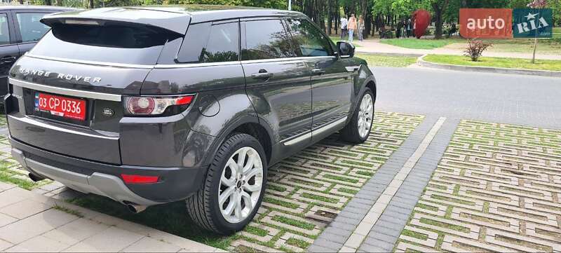 Внедорожник / Кроссовер Land Rover Range Rover Evoque 2012 в Луцке