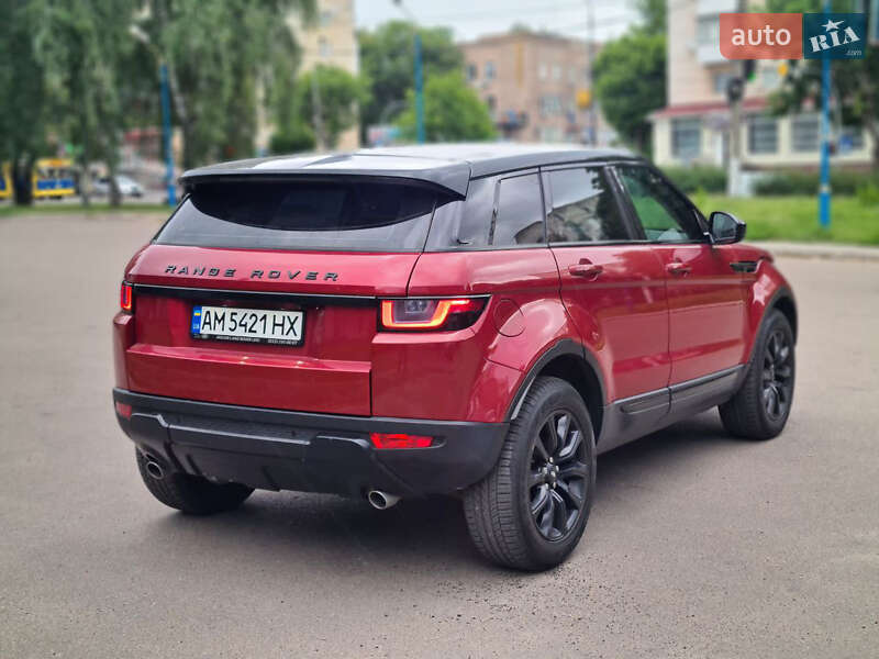Внедорожник / Кроссовер Land Rover Range Rover Evoque 2016 в Житомире фото 11 Внедорожник / Кроссовер Land Rover Range Rover Evoque 2016 в Житомире