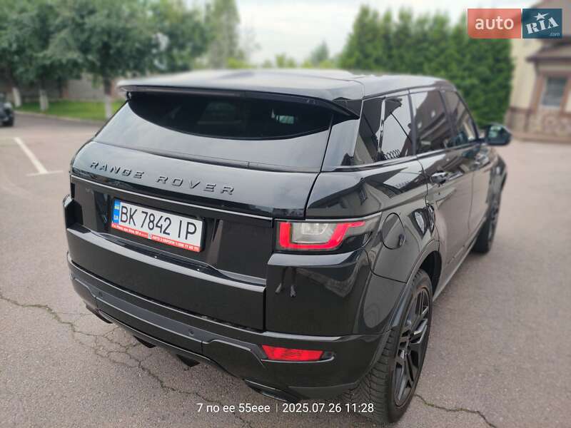Внедорожник / Кроссовер Land Rover Range Rover Evoque 2015 в Ровно