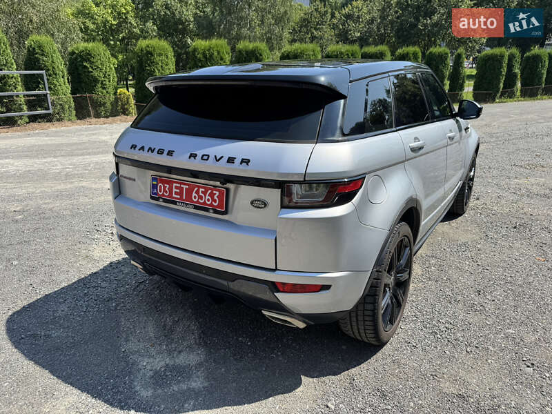 Внедорожник / Кроссовер Land Rover Range Rover Evoque 2015 в Хмельницком