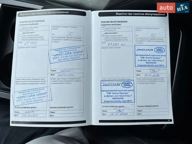 Внедорожник / Кроссовер Land Rover Range Rover Evoque 2019 в Кривом Роге документ