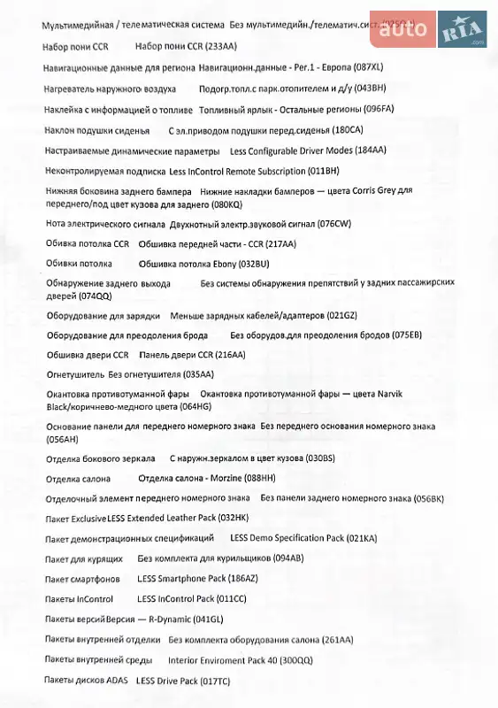 Внедорожник / Кроссовер Land Rover Range Rover Evoque 2019 в Киеве документ