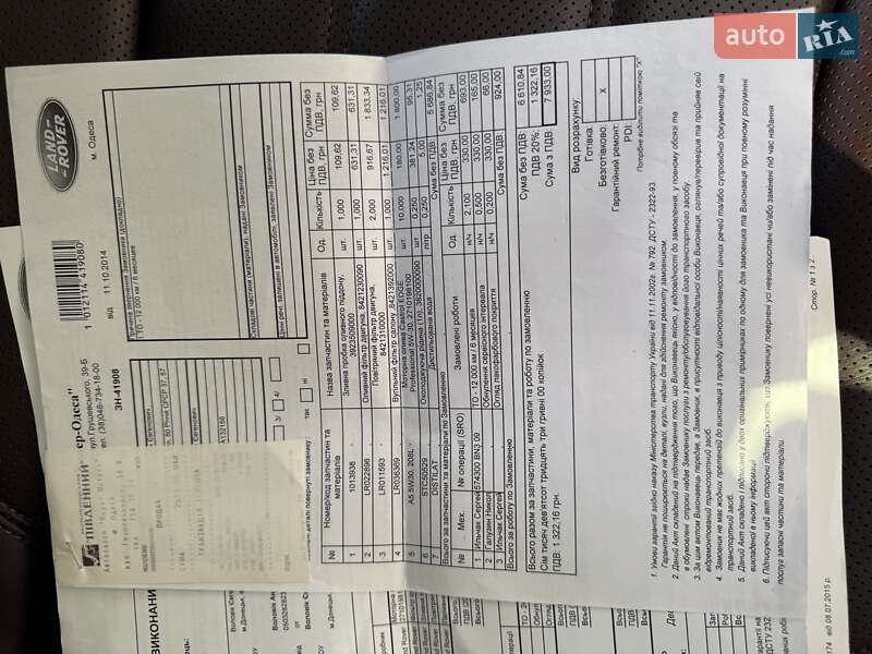 Внедорожник / Кроссовер Land Rover Range Rover 2013 в Киеве